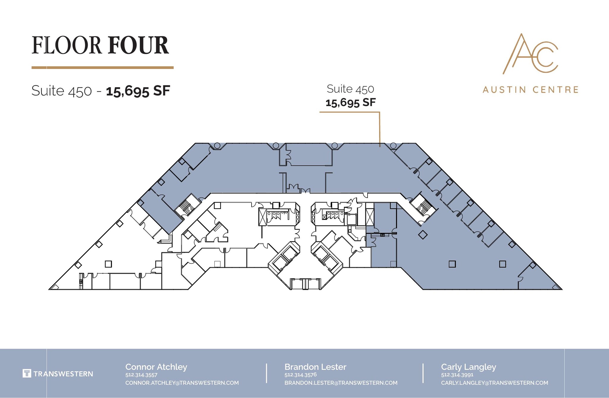 701 Brazos St, Austin, TX à louer Plan d’étage– Image 1 sur 1