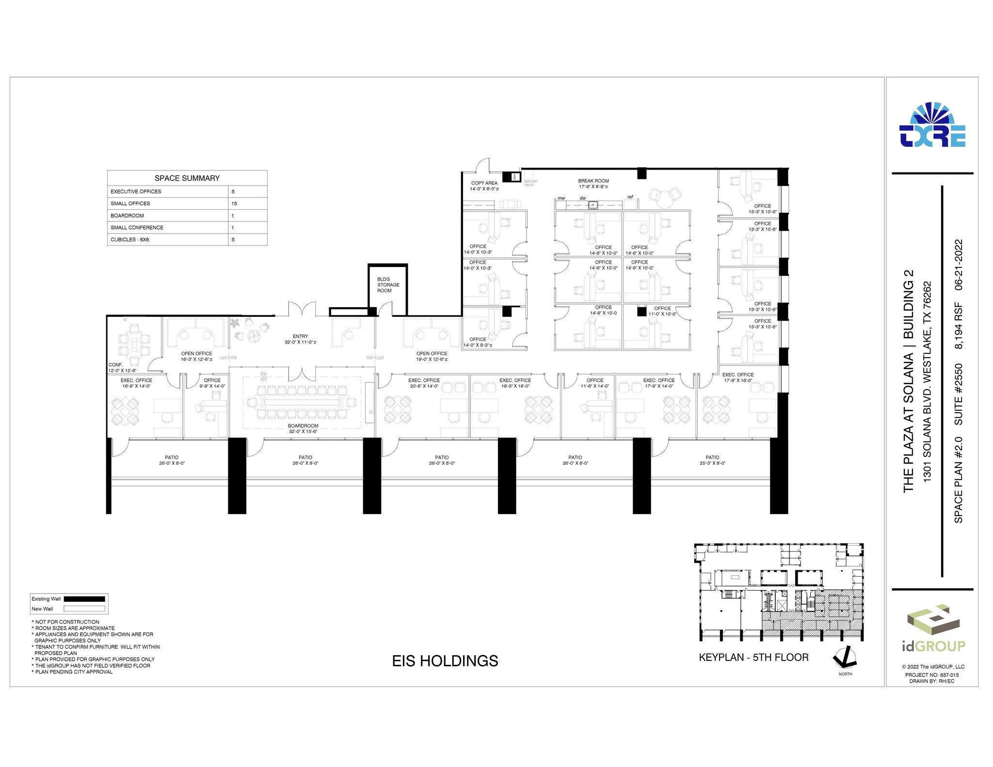 1301 Solana Blvd, Westlake, TX à louer Plan de site– Image 1 sur 2