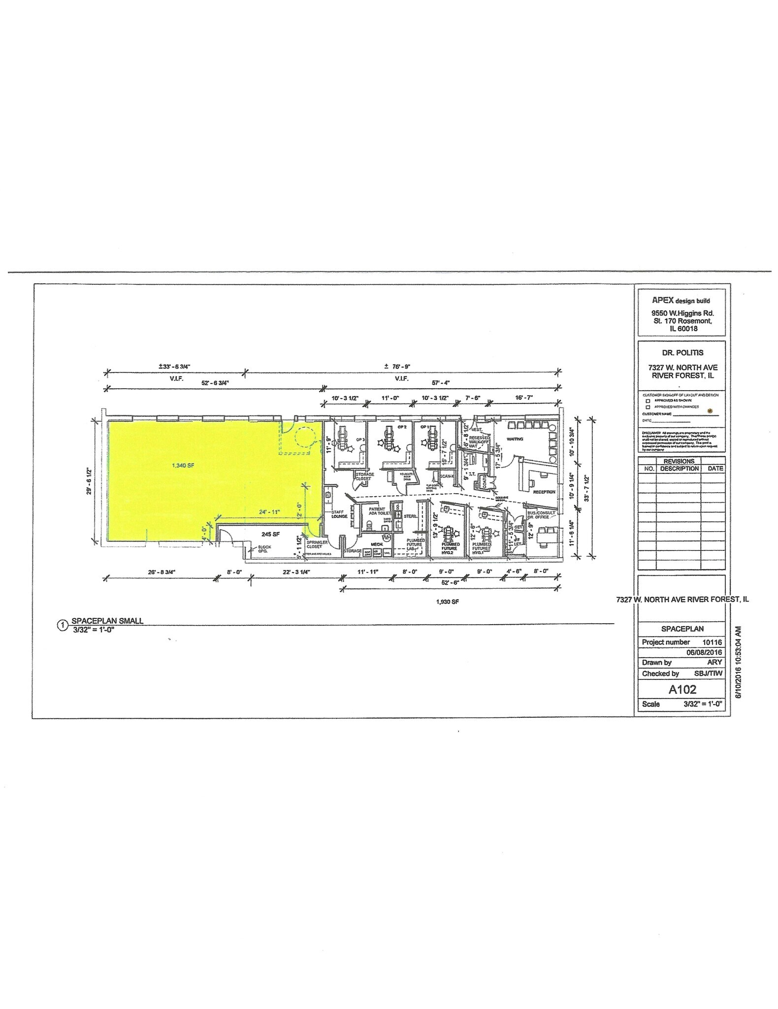 7329 North Ave, River Forest, IL à louer Plan de site– Image 1 sur 23