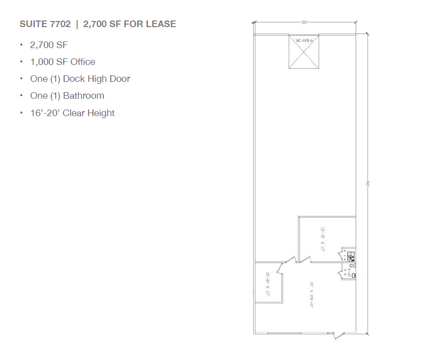 2501-2519 Gravel Dr, Fort Worth, TX à louer Plan d’étage– Image 1 sur 1