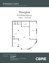 8011 Philips Hwy, Jacksonville, FL à louer Plan d’étage– Image 1 sur 3