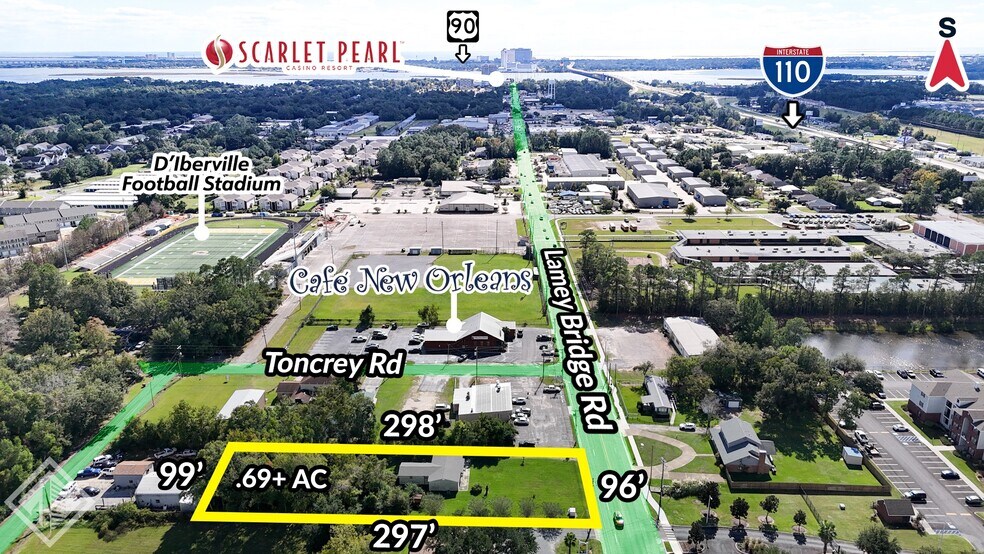 11038 Lamey Bridge Rd, Diberville, MS à vendre - Photo principale – Image 1 sur 4