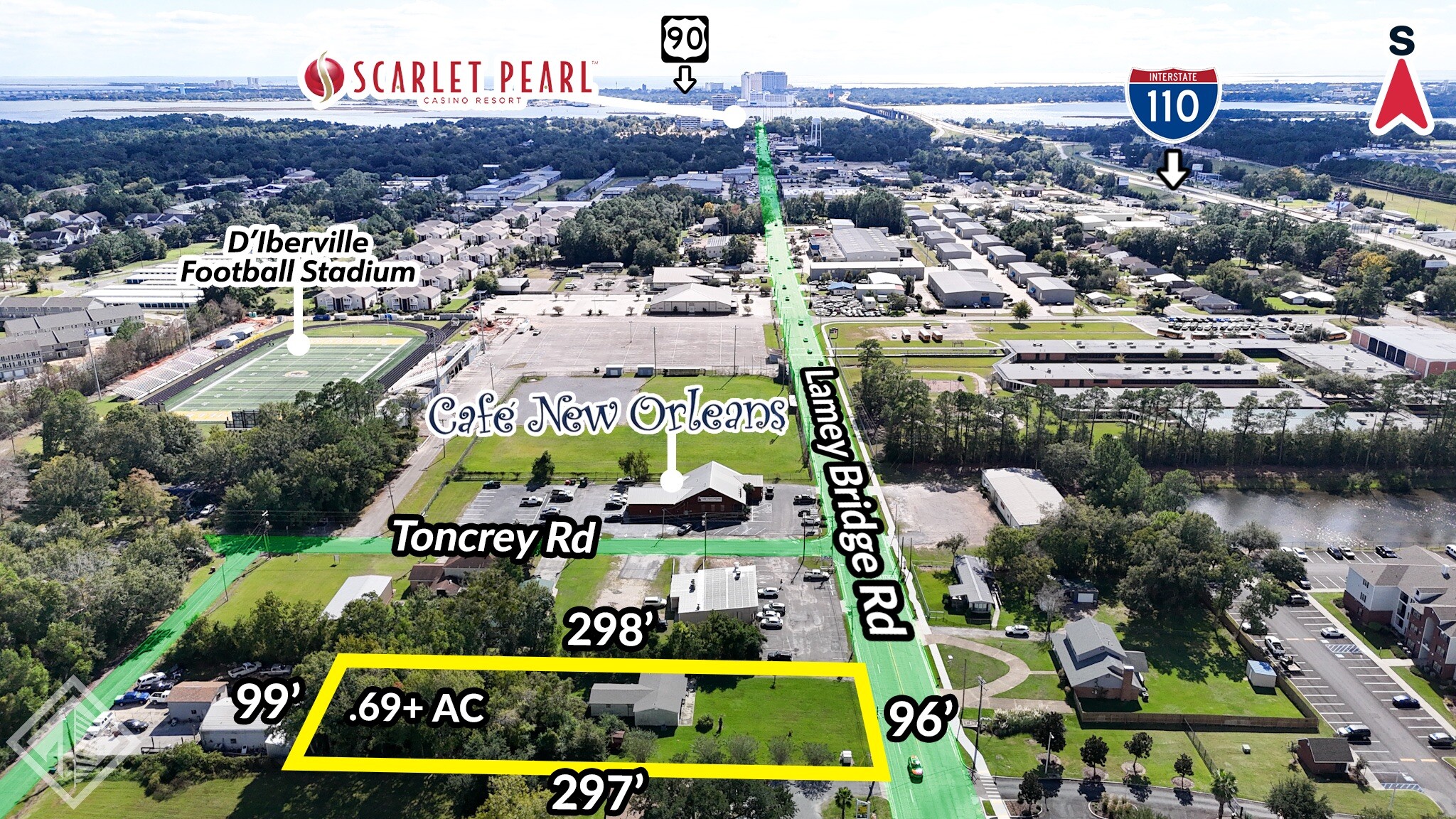 11038 Lamey Bridge Rd, Diberville, MS à vendre Photo principale– Image 1 sur 5