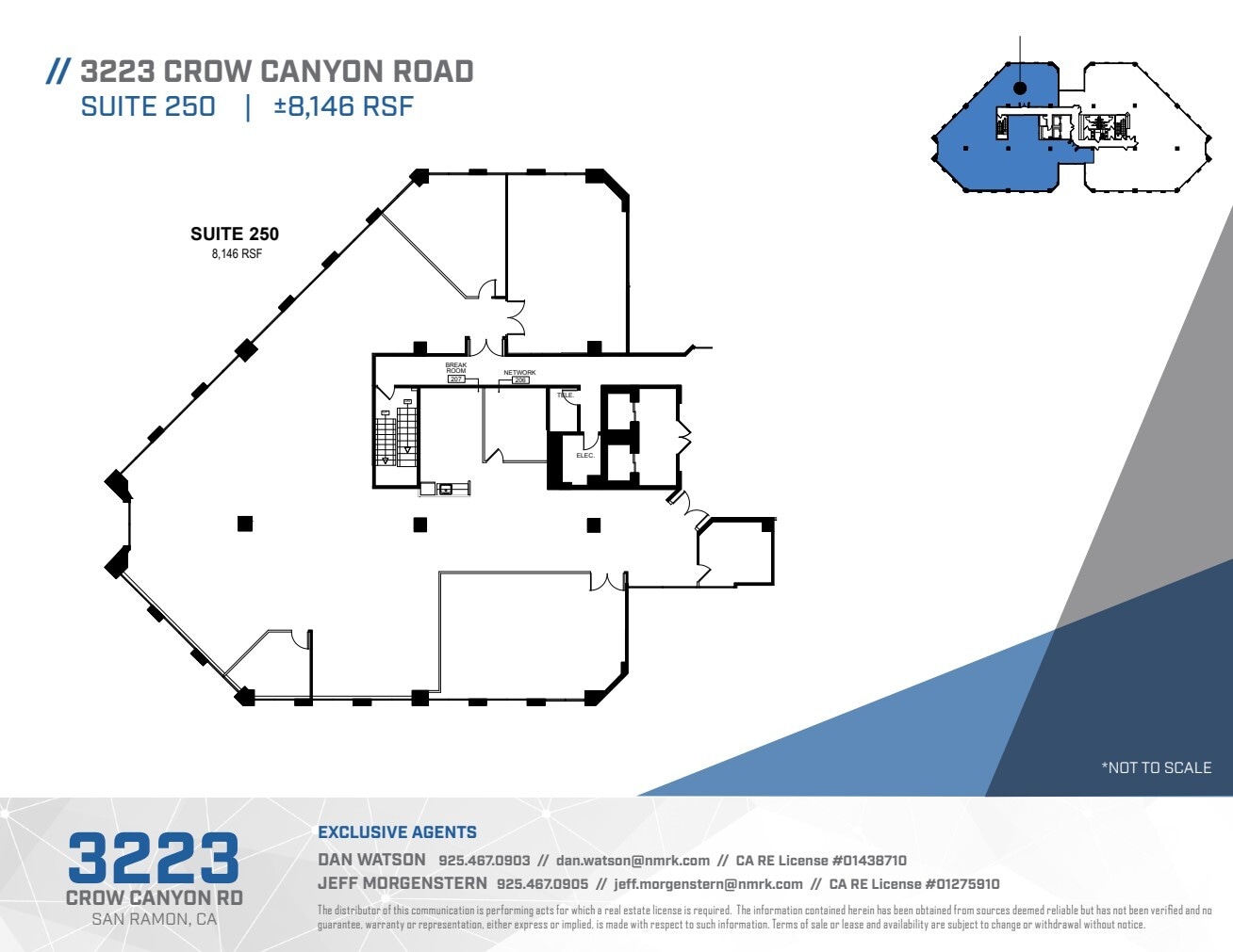 3223 Crow Canyon Rd, San Ramon, CA à louer Plan d’étage– Image 1 sur 1