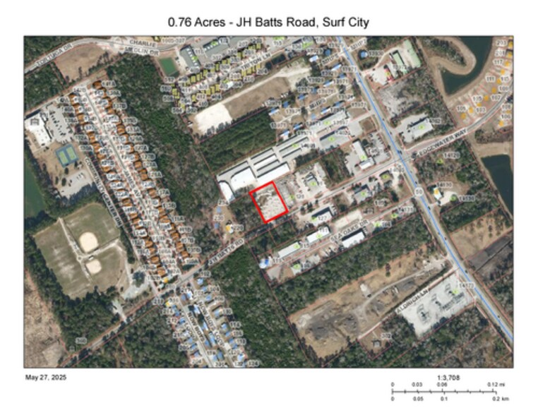 JH Batts Road, Surf City, NC à vendre - Aérien – Image 2 sur 2