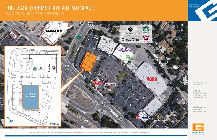 7025 El Camino Real, Atascadero, CA à louer - Plan de site – Image 2 sur 2
