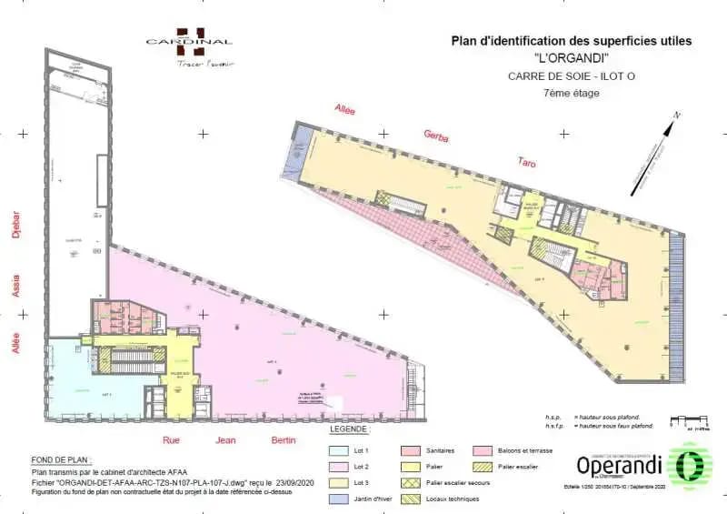 1 Esplanade Miriam Makeba, Villeurbanne à louer Plan d’étage– Image 1 sur 8
