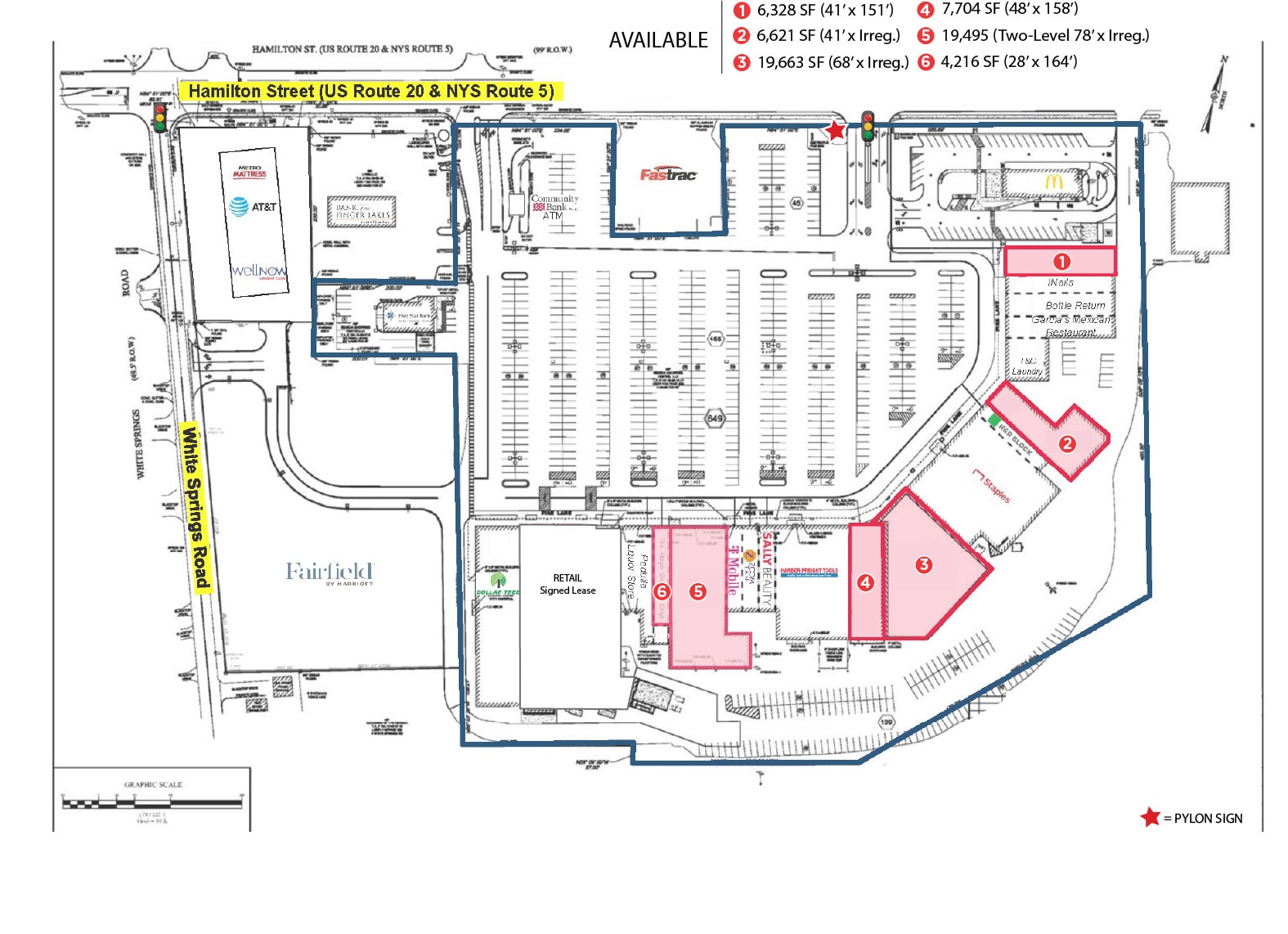 337-381 Hamilton St, Geneva, NY à louer Plan de site– Image 1 sur 1