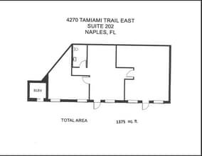 4270 Tamiami Trl E, Naples, FL à louer Plan d’étage– Image 1 sur 1