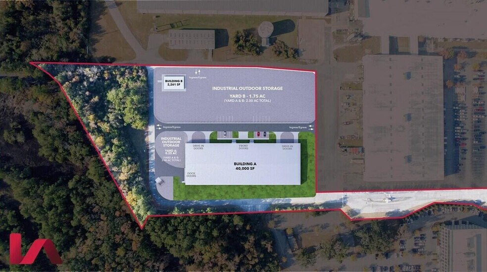 4500 Leeds Avenue, North Charleston, SC à louer - Plan de site – Image 3 sur 7