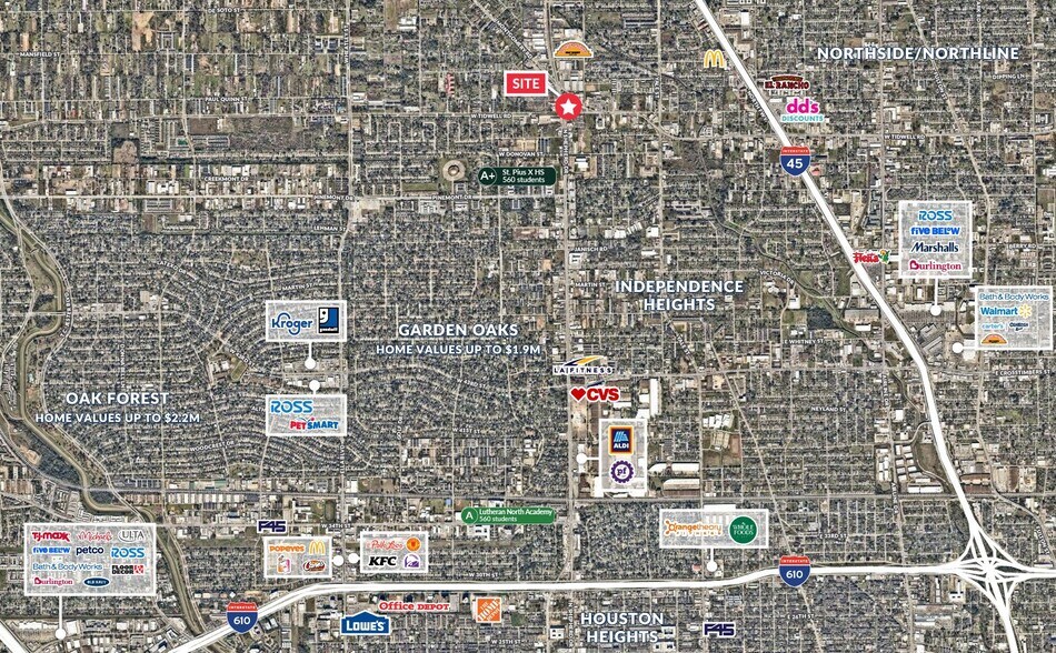 5626 N Shepherd Dr, Houston, TX à vendre - Photo de l’immeuble – Image 2 sur 2