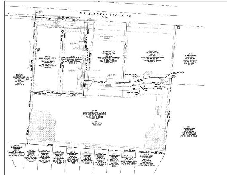 US Route 64, Oakland, TN à vendre - Plan cadastral – Image 1 sur 5