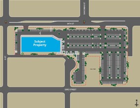 625 34th St, Bakersfield, CA à louer Plan de site– Image 2 sur 2
