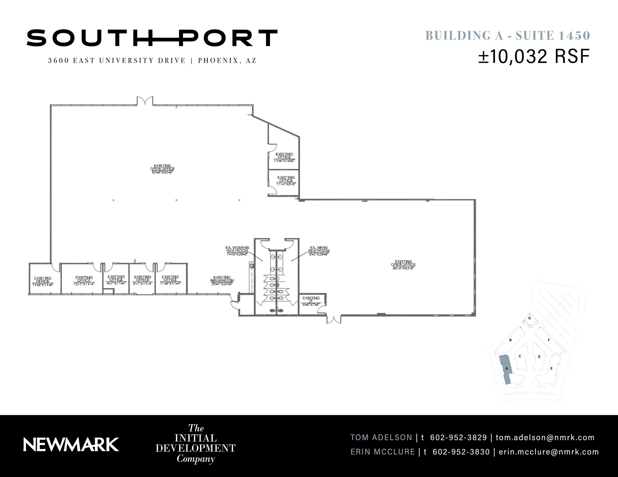 3600 E University Dr, Phoenix, AZ à louer Plan de site– Image 1 sur 1