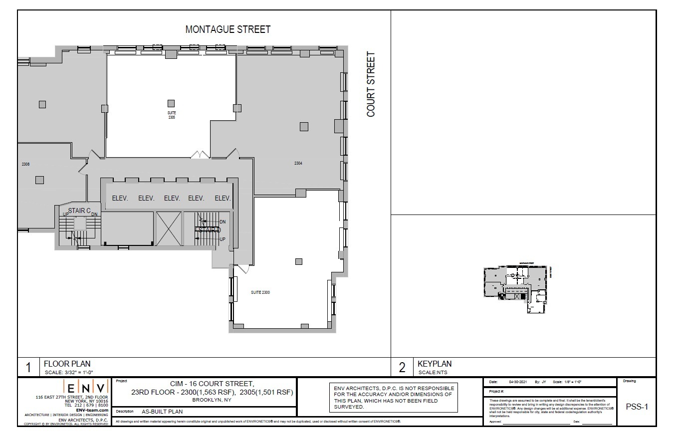 16 Court St, Brooklyn, NY à louer Plan d’étage– Image 1 sur 1