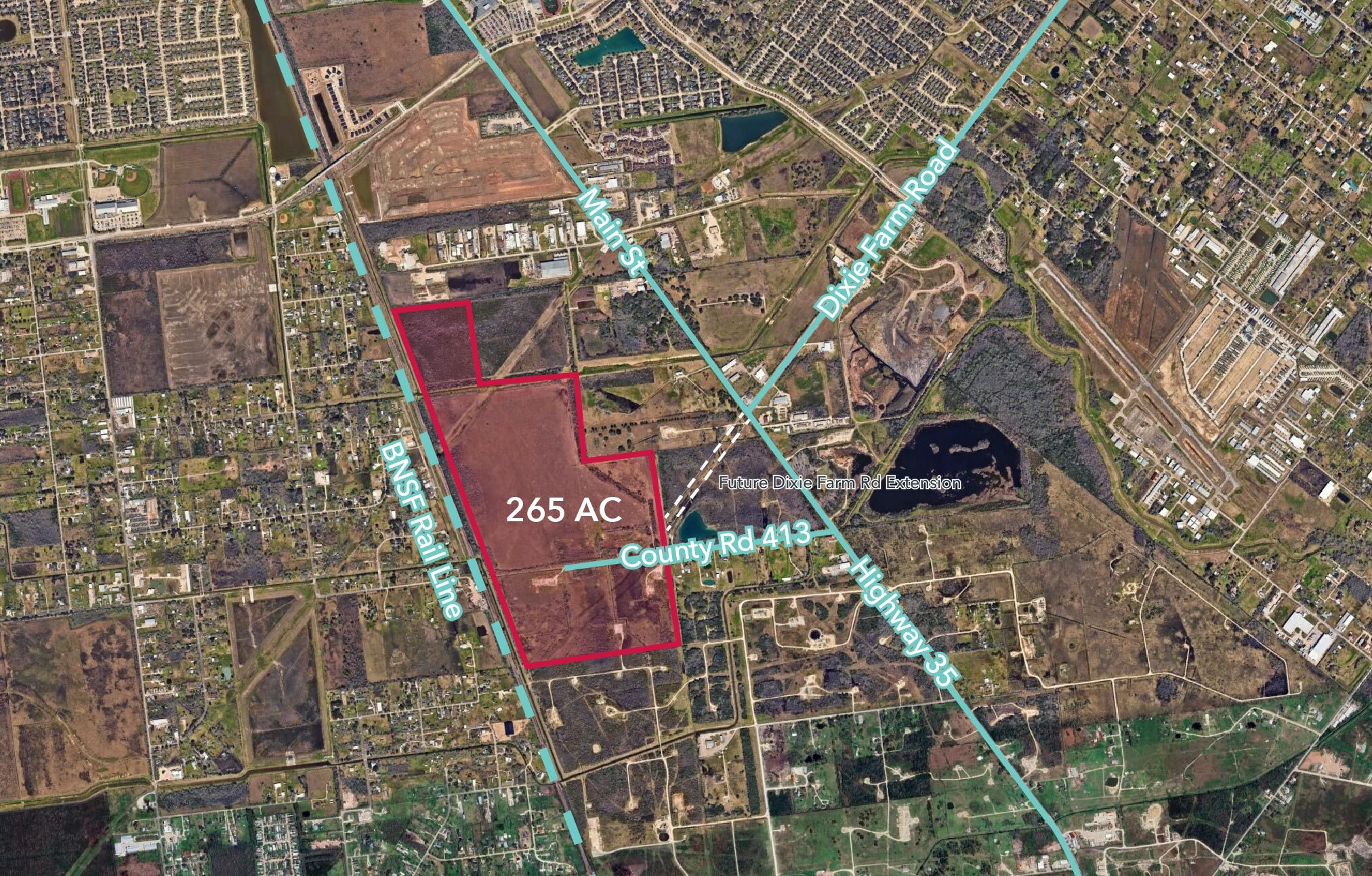 0 County Rd 413, Pearland, TX à vendre Aérien– Image 1 sur 4