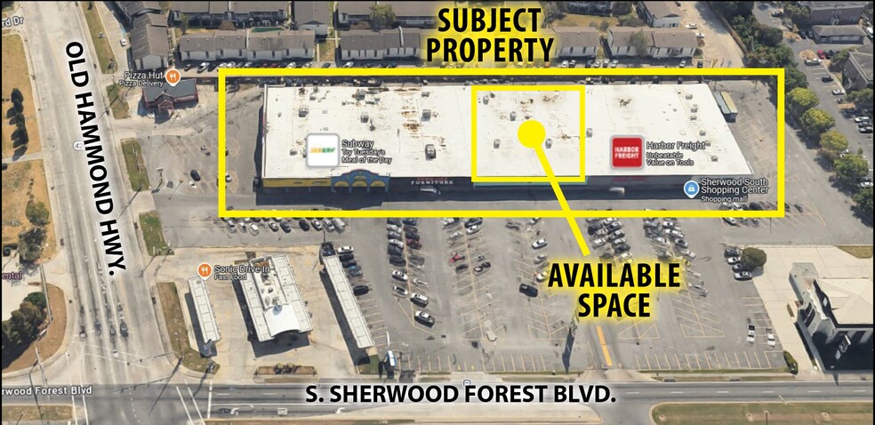 1801-1823 N Sherwood Forest Dr, Baton Rouge, LA à louer - Photo de l’immeuble – Image 2 sur 7
