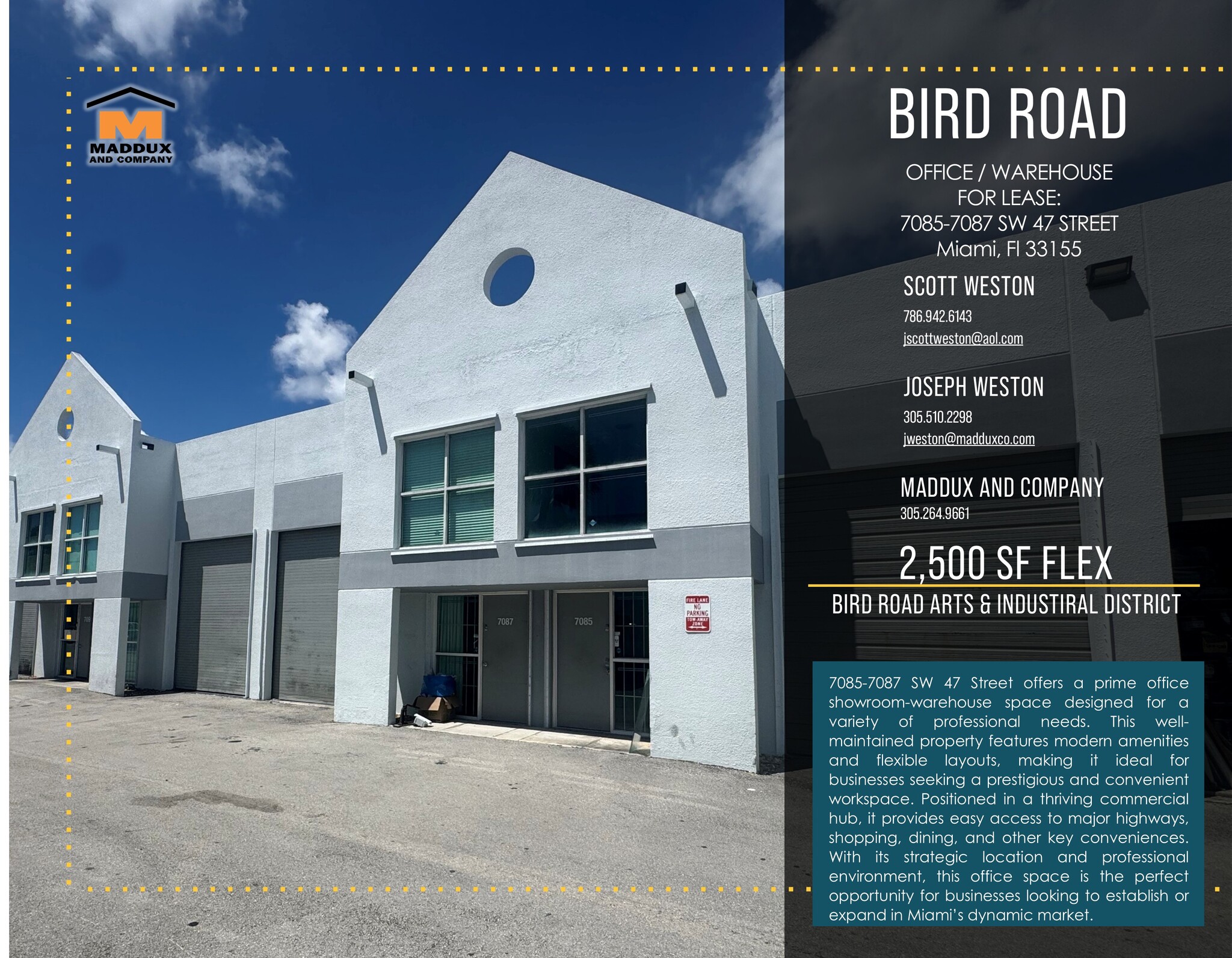 7077-7093 SW 47th St, Miami, FL à louer Photo intérieure– Image 1 sur 5