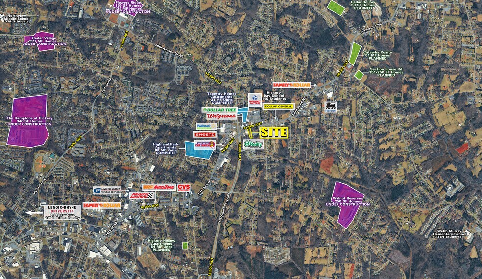 2440 Springs Road Northeast, Hickory, NC à louer - Photo principale – Image 1 sur 3