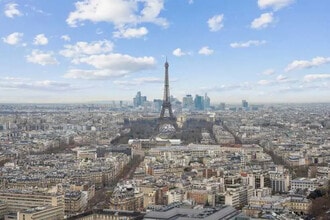 Paris, PAR - Vue aérienne vue de carte