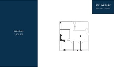 9301 Wilshire Blvd, Beverly Hills, CA à louer Plan d’étage– Image 1 sur 1