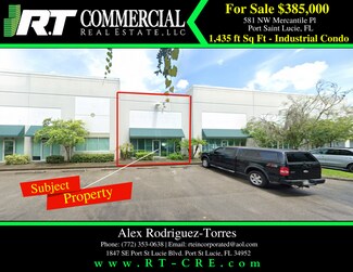 Plus de détails pour 581 NW Mercantile Pl, Port Saint Lucie, FL - Local d’activités à vendre