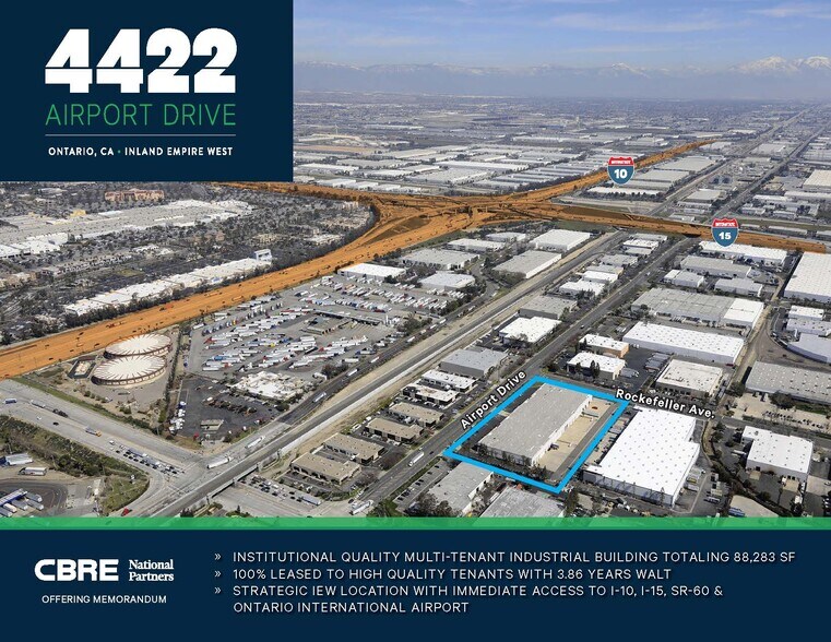 4422 E Airport Dr, Ontario, CA à louer - Photo de l’immeuble – Image 2 sur 8