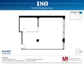 180 N Wabash Ave, Chicago, IL à louer Plan d’étage– Image 1 sur 1