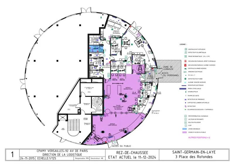 Local commercial dans Saint-Germain-en-Laye à louer - Plan d’étage – Image 3 sur 4