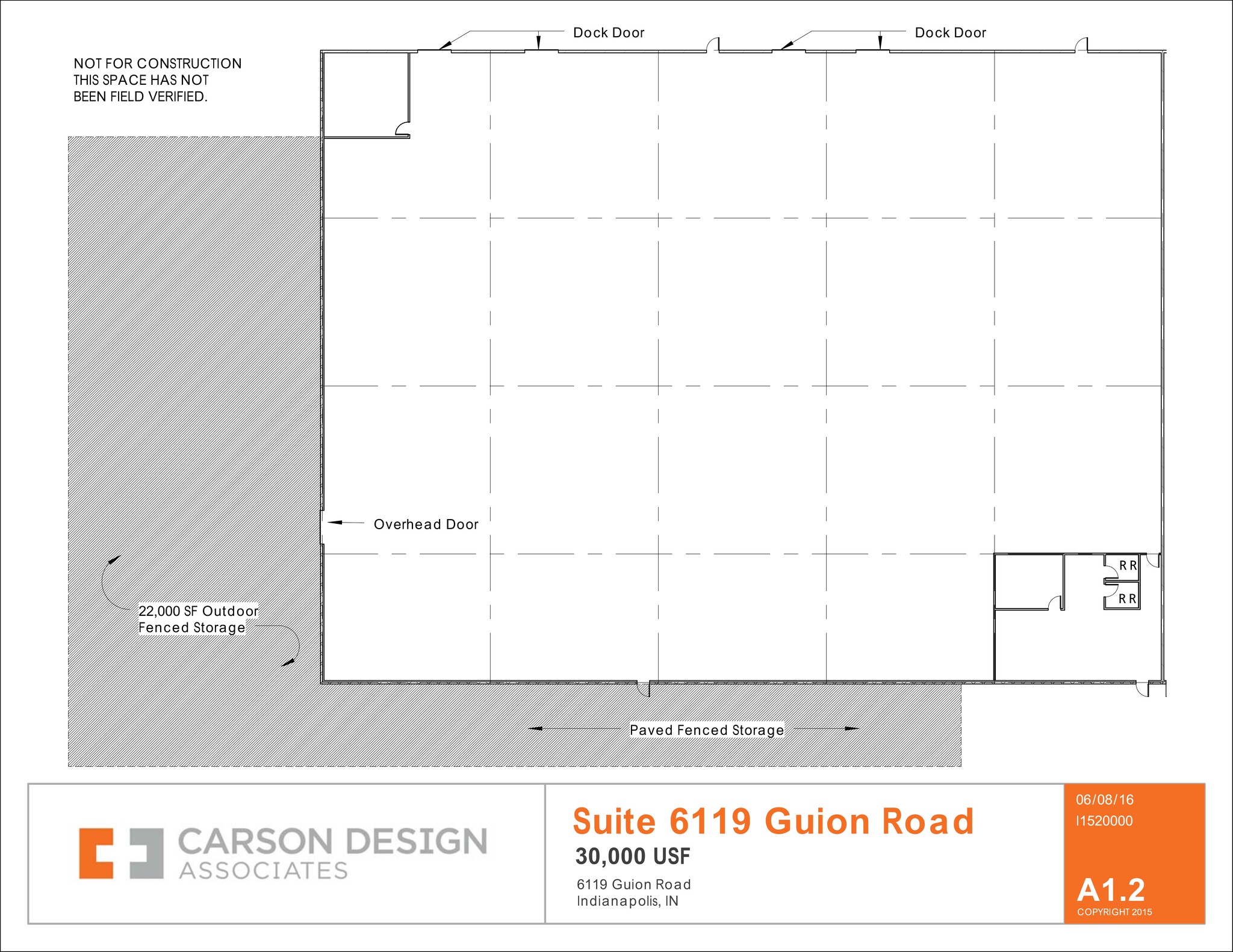 6101-6119 Guion Rd, Indianapolis, IN à louer Plan de site– Image 1 sur 1