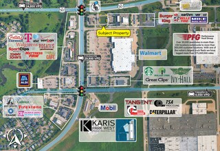 1971 US-30, Montgomery, IL - Vue aérienne vue de carte