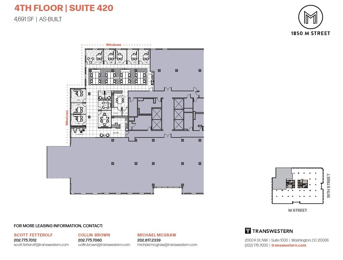 1850 M St NW, Washington, DC à louer Photo intérieure– Image 1 sur 1
