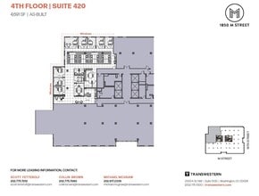 1850 M St NW, Washington, DC à louer Photo intérieure– Image 1 sur 1