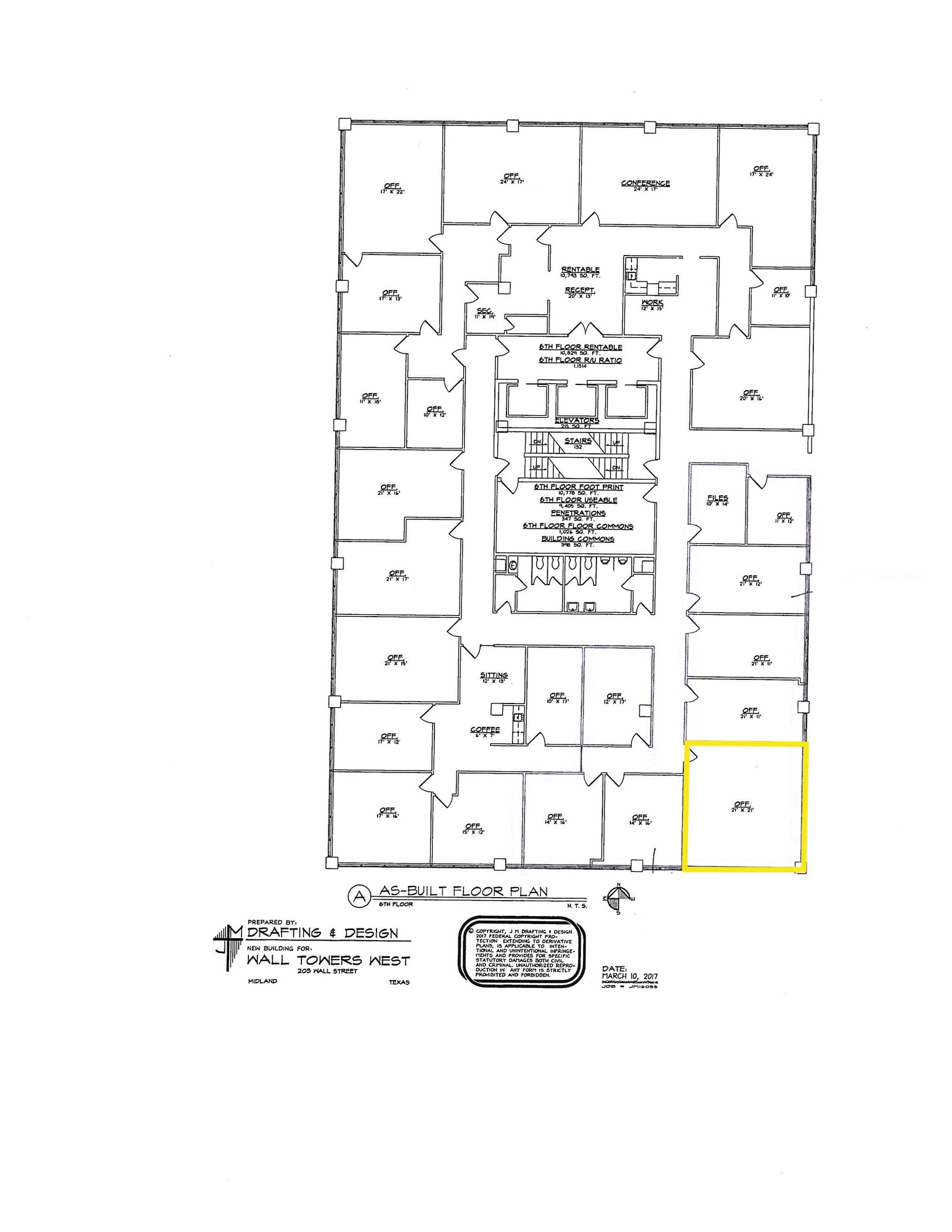 201-203 W Wall St, Midland, TX à louer Photo intérieure– Image 1 sur 1