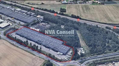 22 Avenue Paul Langevin, Herblay-sur-Seine, VDO - Vue aérienne  vue de carte