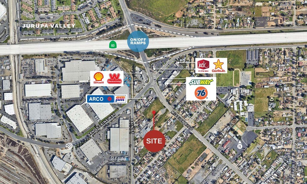 Land for Development, Jurupa Valley, CA à louer - Aérien – Image 2 sur 3