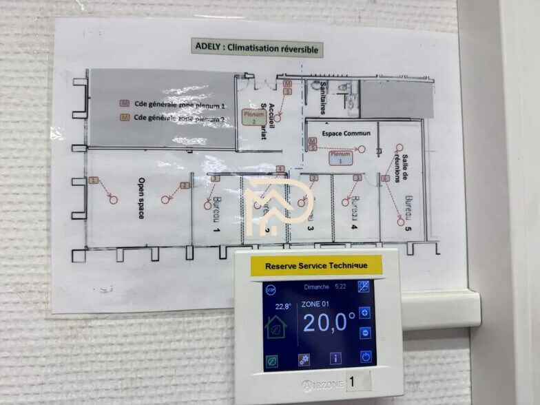 Bureau dans Aix-en-Provence à louer - Plan d’étage – Image 3 sur 4