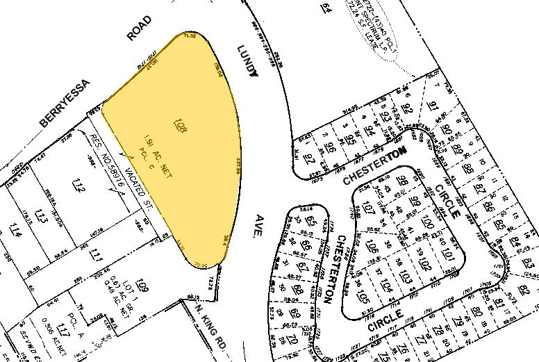 1710-1712 Berryessa Rd, San Jose, CA à louer - Plan cadastral – Image 3 sur 3