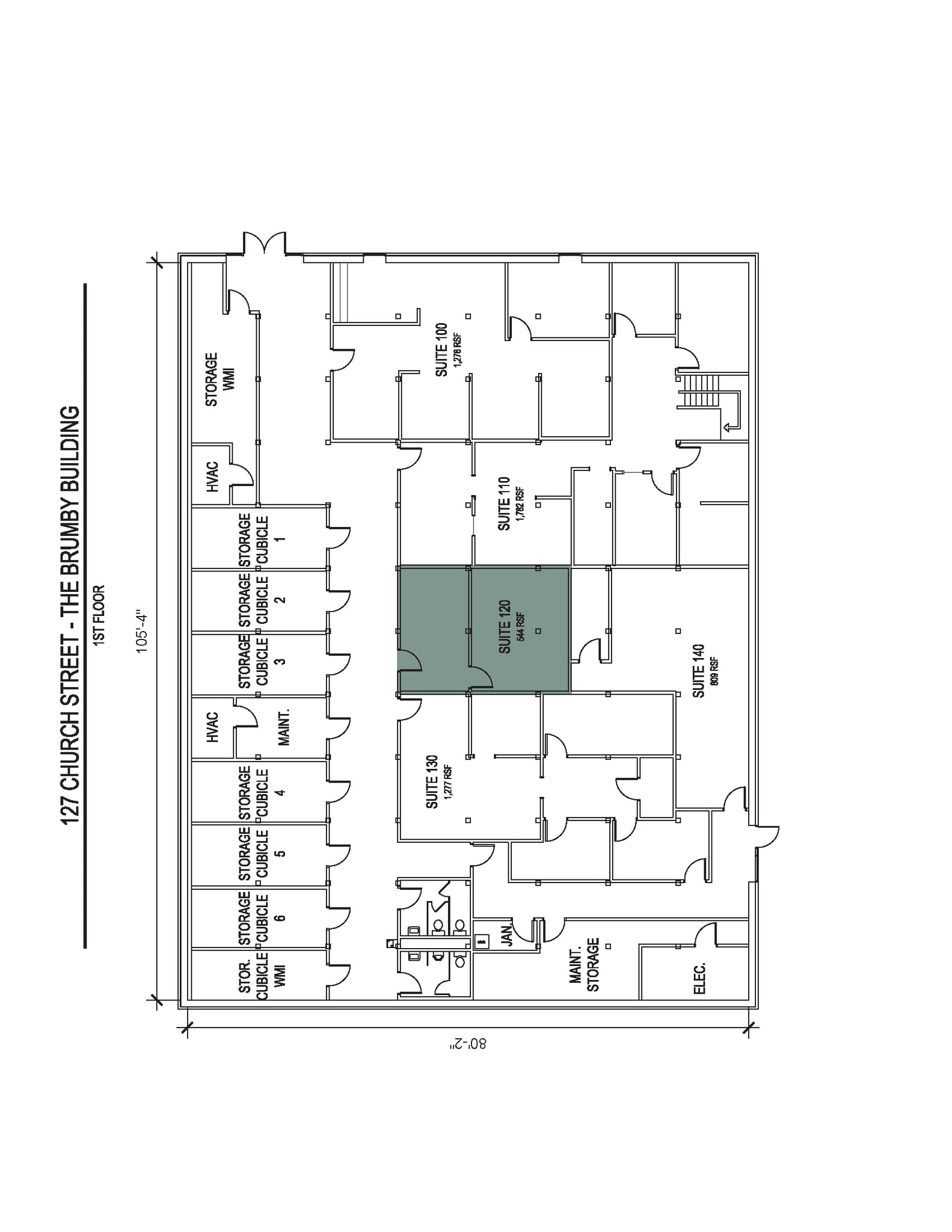 113 Church St, Marietta, GA à louer Plan d’étage– Image 1 sur 1