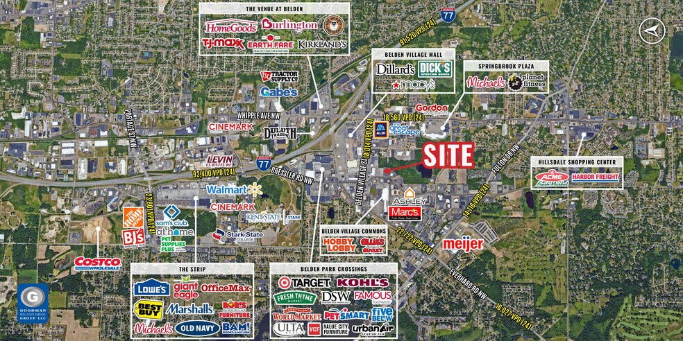 4990 Dressler Rd Northwest, Canton, OH à louer - Aérien – Image 3 sur 11