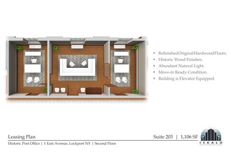 1 East Ave, Lockport, NY à louer Plan de site– Image 1 sur 2