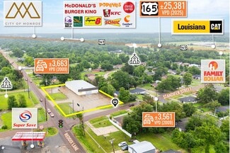 Plus de détails pour 3415 Burg Jones Ln, Monroe, LA - Local commercial à vendre