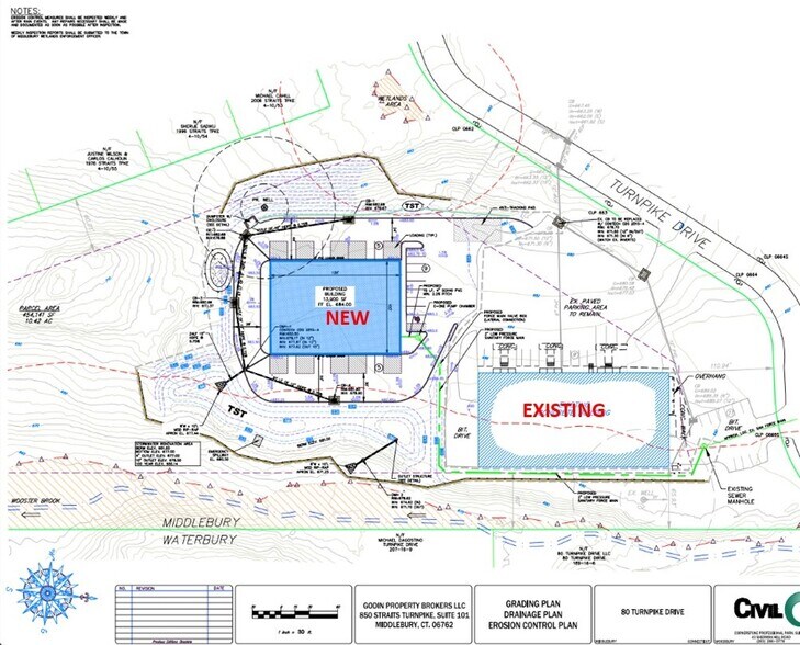 80 Turnpike Dr, Middlebury, CT à louer - Plan de site – Image 3 sur 3