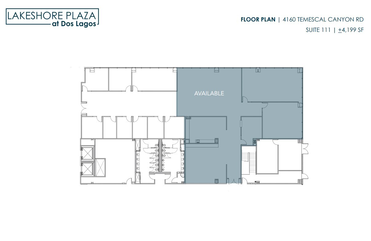 4160 Temescal Canyon Rd, Corona, CA à louer Plan d’étage– Image 1 sur 1