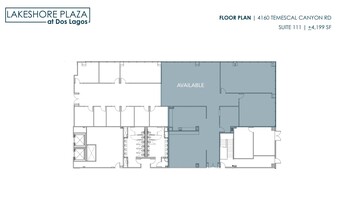 4160 Temescal Canyon Rd, Corona, CA à louer Plan d’étage– Image 1 sur 1