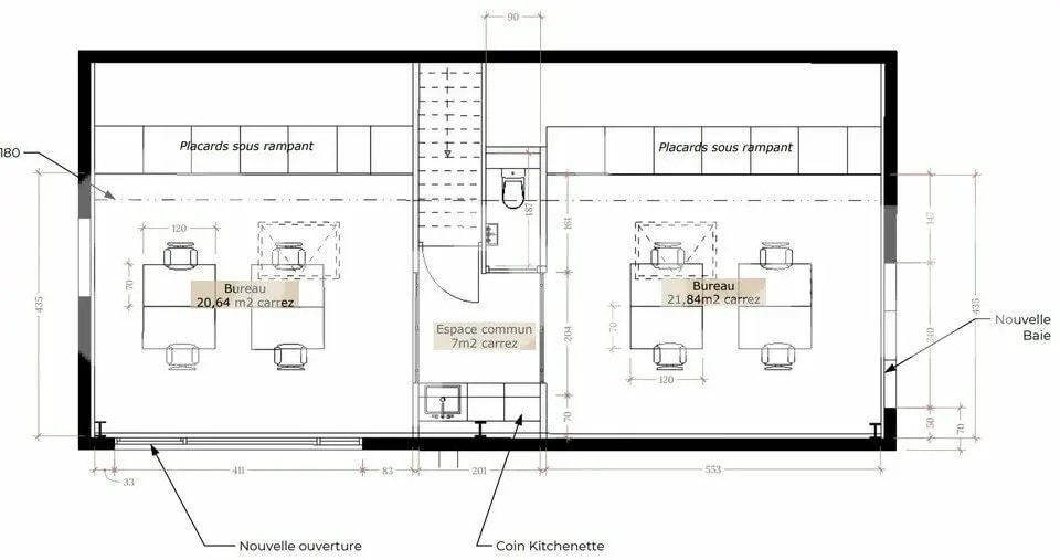 Bureau dans La Rochelle à louer - Photo de l’immeuble – Image 3 sur 4