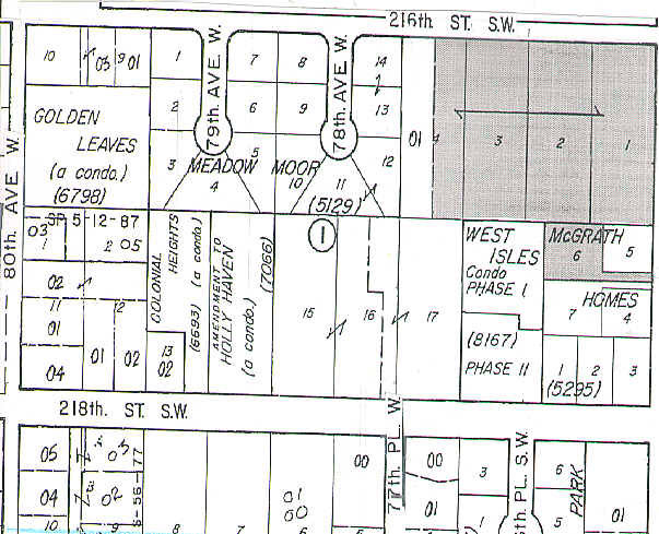 21616 76th Ave W, Edmonds, WA à louer - Plan cadastral – Image 2 sur 8