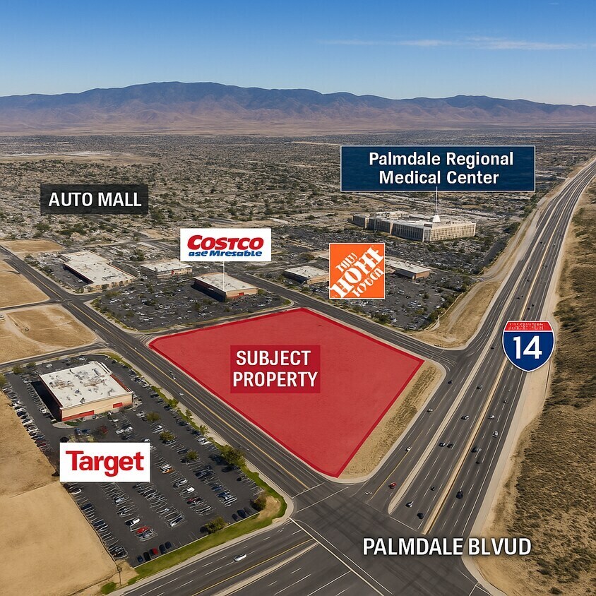 38900 10th Street W St, Palmdale, CA à vendre Photo principale– Image 1 sur 10