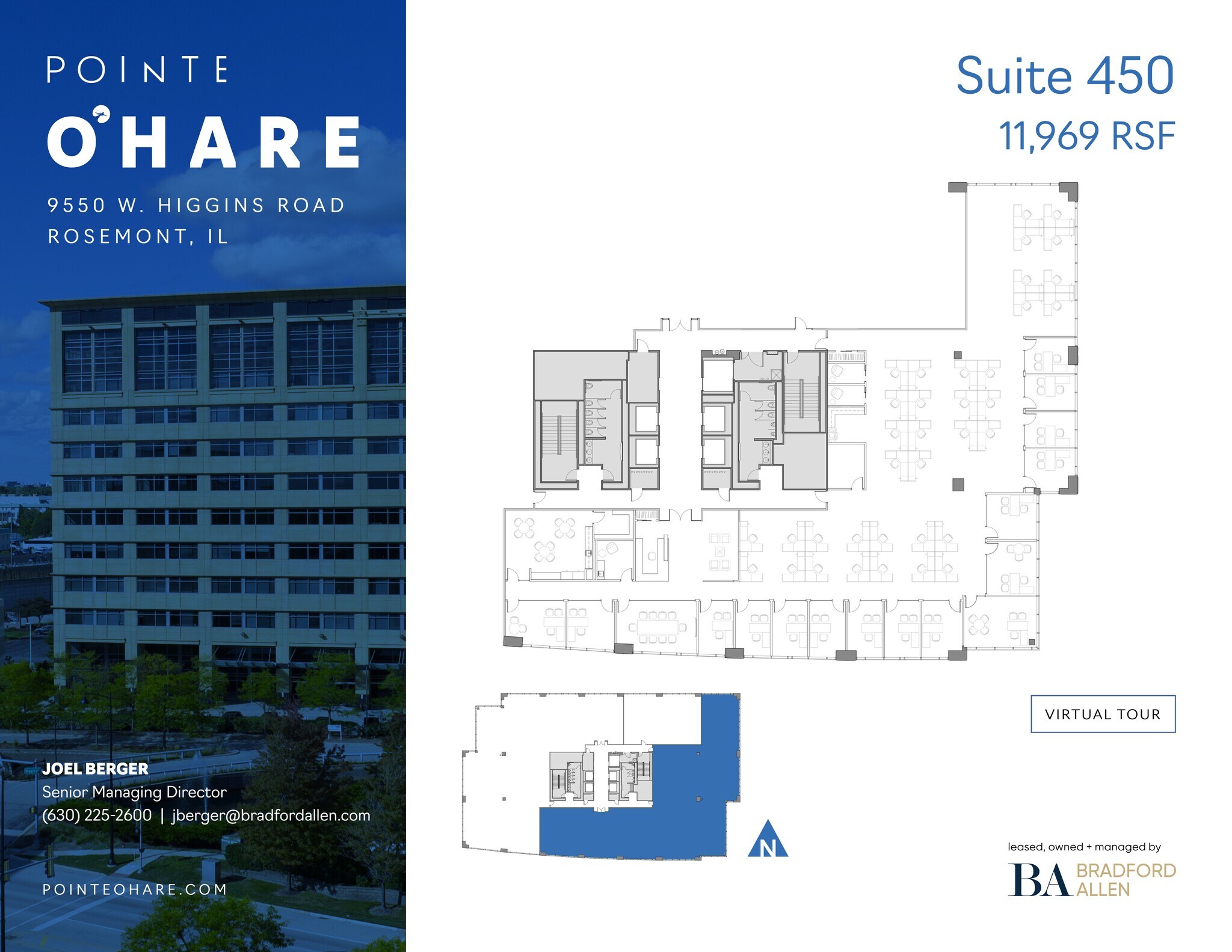 9550 W Higgins Rd, Rosemont, IL à louer Plan de site– Image 1 sur 1