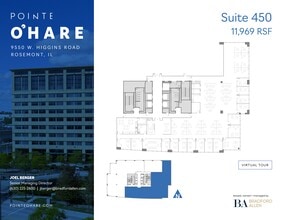 9550 W Higgins Rd, Rosemont, IL à louer Plan de site– Image 1 sur 1